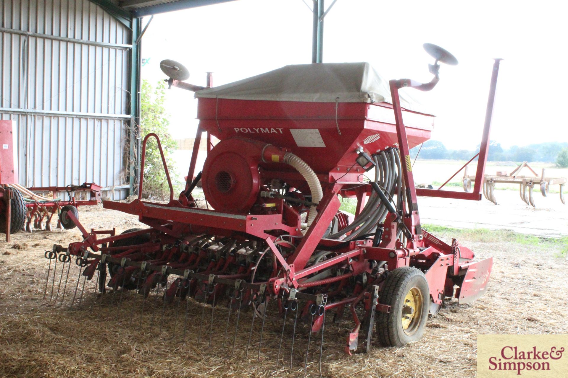 Lely/ Tulip Rotarra 3m power harrow. Serial number/ year to follow. With packer. Piggy backed with - Image 4 of 31