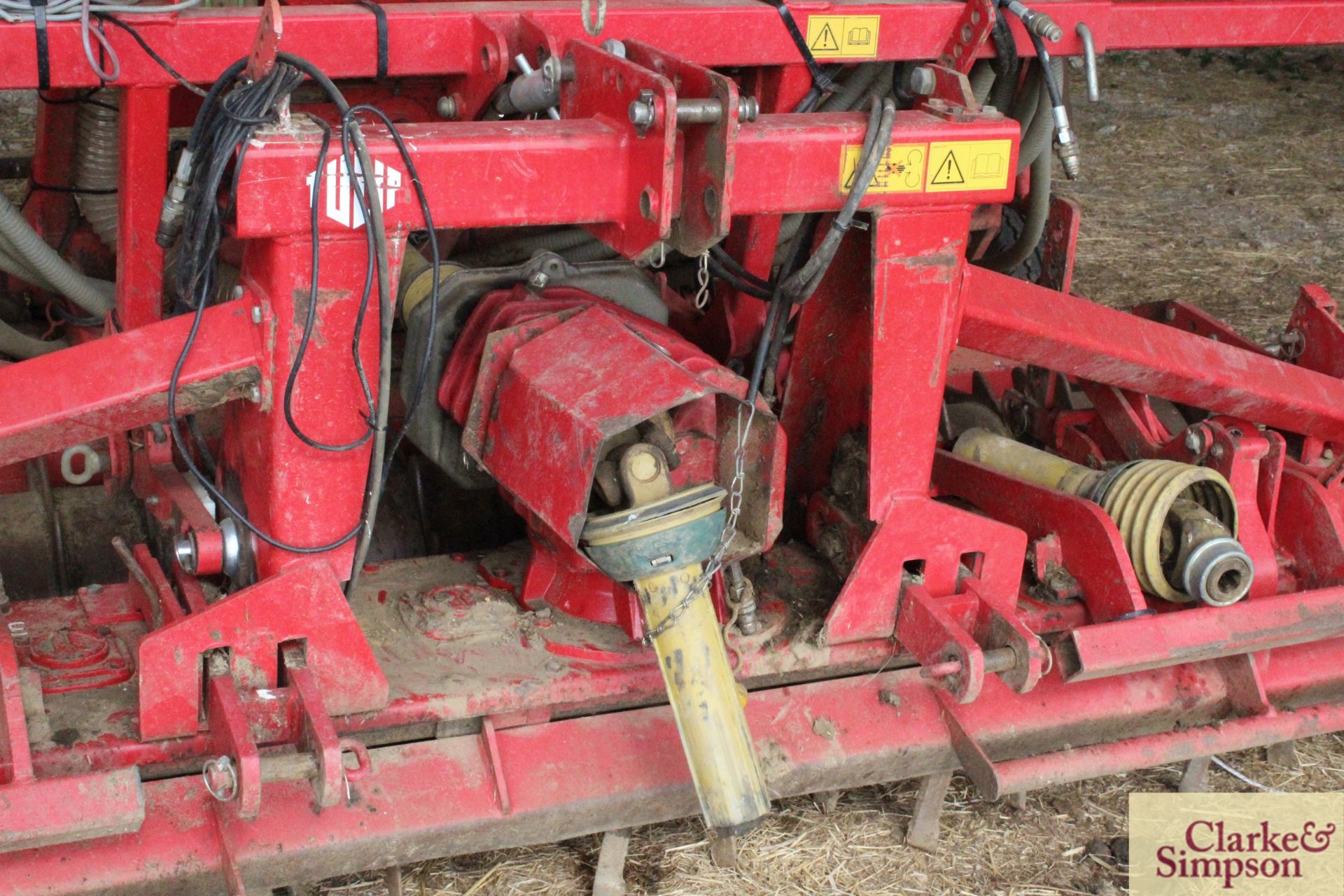 Lely/ Tulip Rotarra 3m power harrow. Serial number/ year to follow. With packer. Piggy backed with - Image 5 of 31