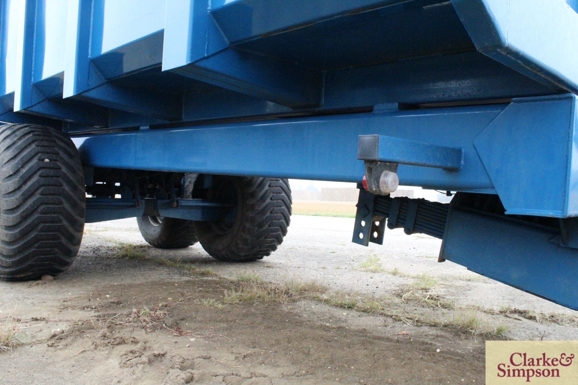 AS Marston ACE14D 14T twin axle dump trailer. 03/2011. Serial number 217341. With oil brakes, - Image 16 of 26