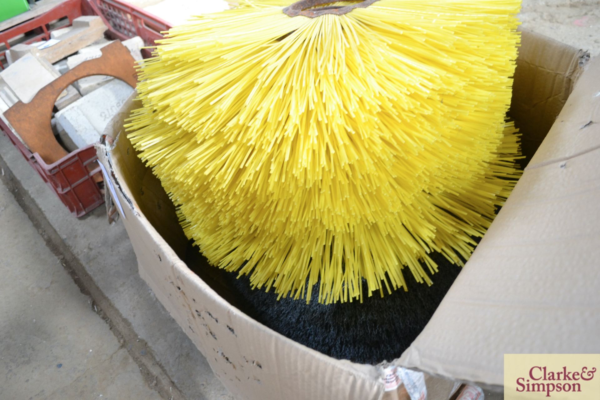 Quantity of steel and nylon brushes for yard brush. - Image 2 of 2