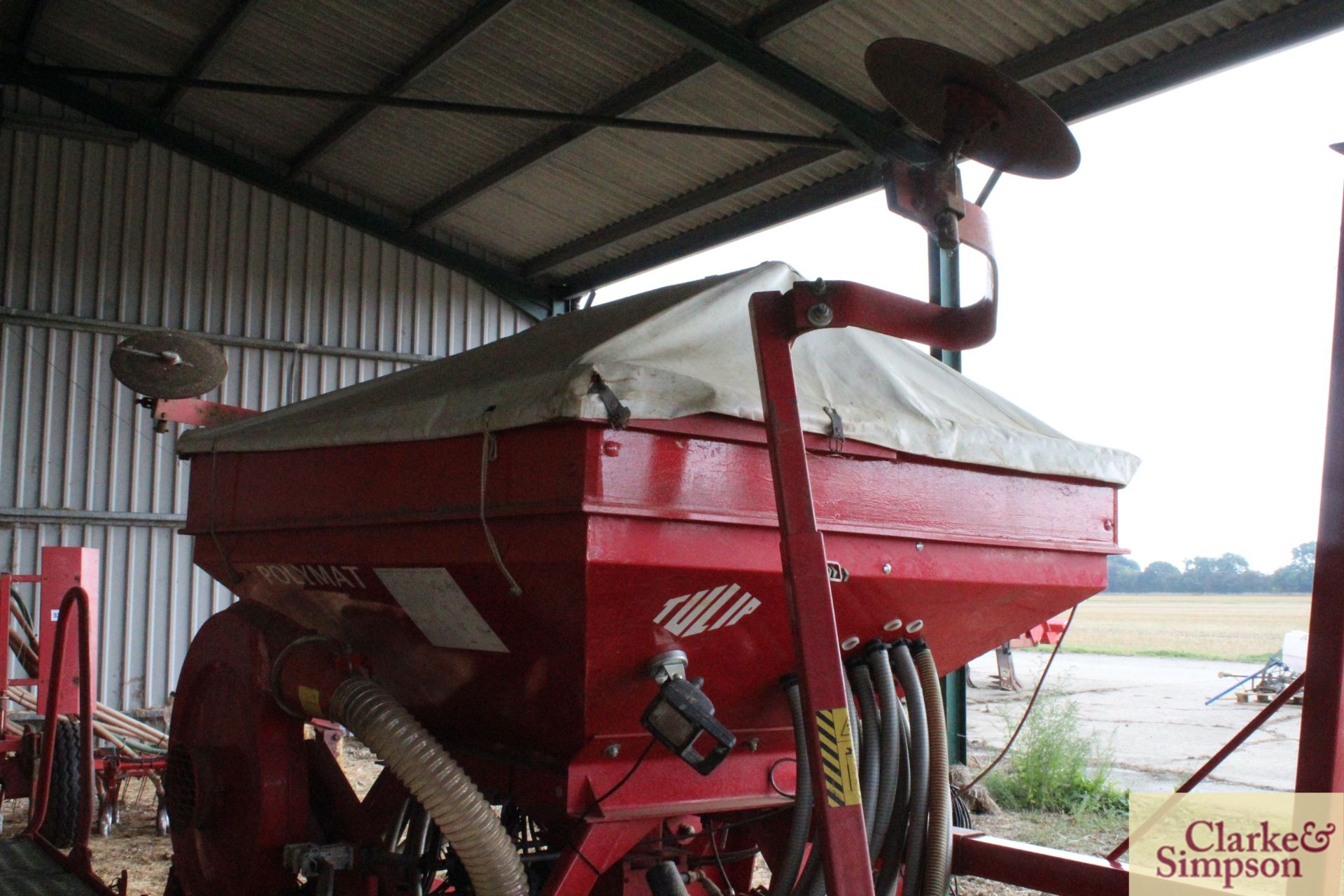 Lely/ Tulip Rotarra 3m power harrow. Serial number/ year to follow. With packer. Piggy backed with - Image 25 of 31