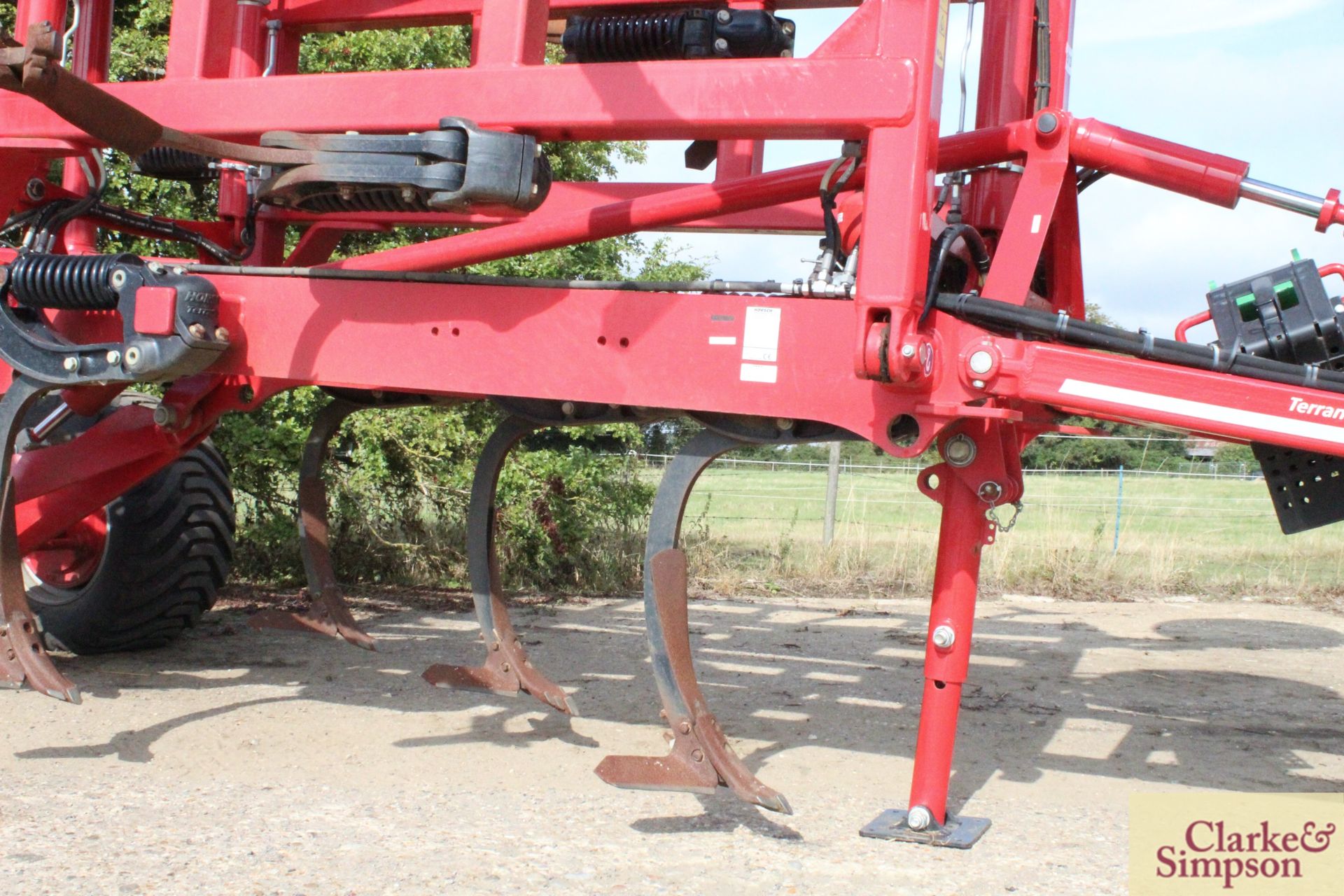 Horsch Terrano 5.4GX 5.4m hydraulic folding trailed cultivator. 2018. Serial number 34981289. With - Image 15 of 43