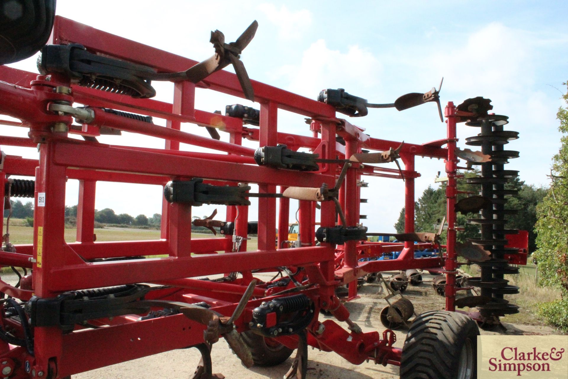 Horsch Terrano 5.4GX 5.4m hydraulic folding trailed cultivator. 2018. Serial number 34981289. With - Image 35 of 43