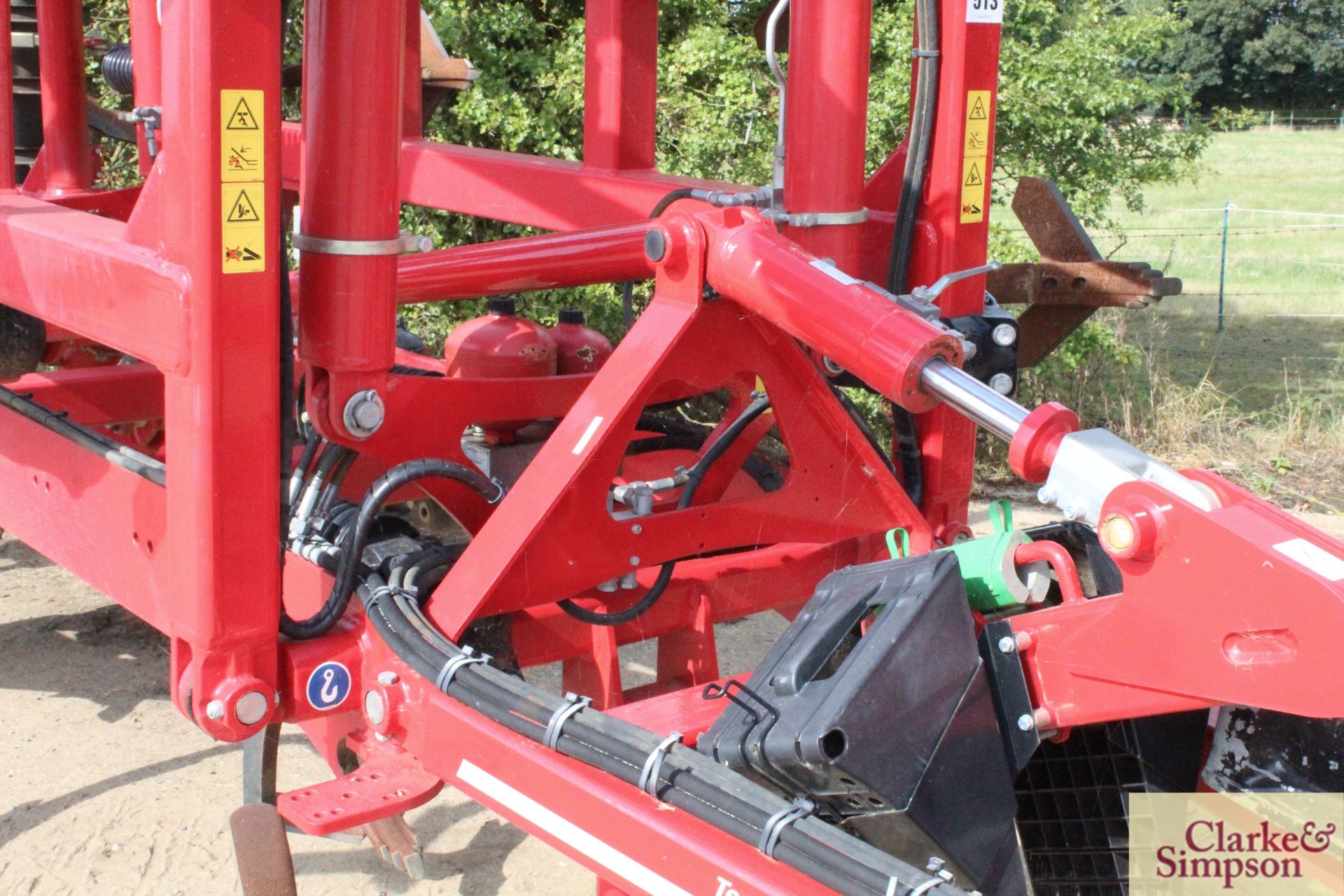 Horsch Terrano 5.4GX 5.4m hydraulic folding trailed cultivator. 2018. Serial number 34981289. With - Image 11 of 43