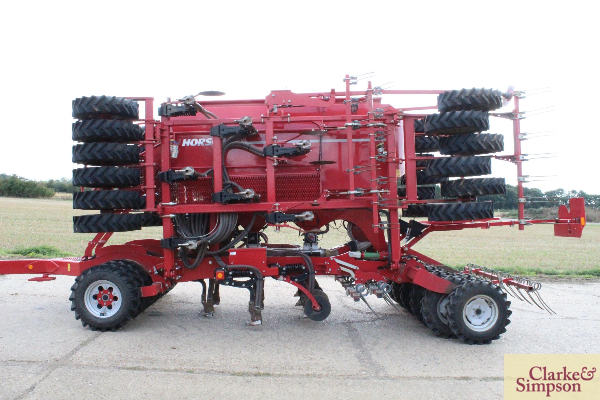 Horsch Sprinter 6ST 6m hydraulic folding trailed drill. 2019. Serial number 31261353. Grain and - Image 6 of 58