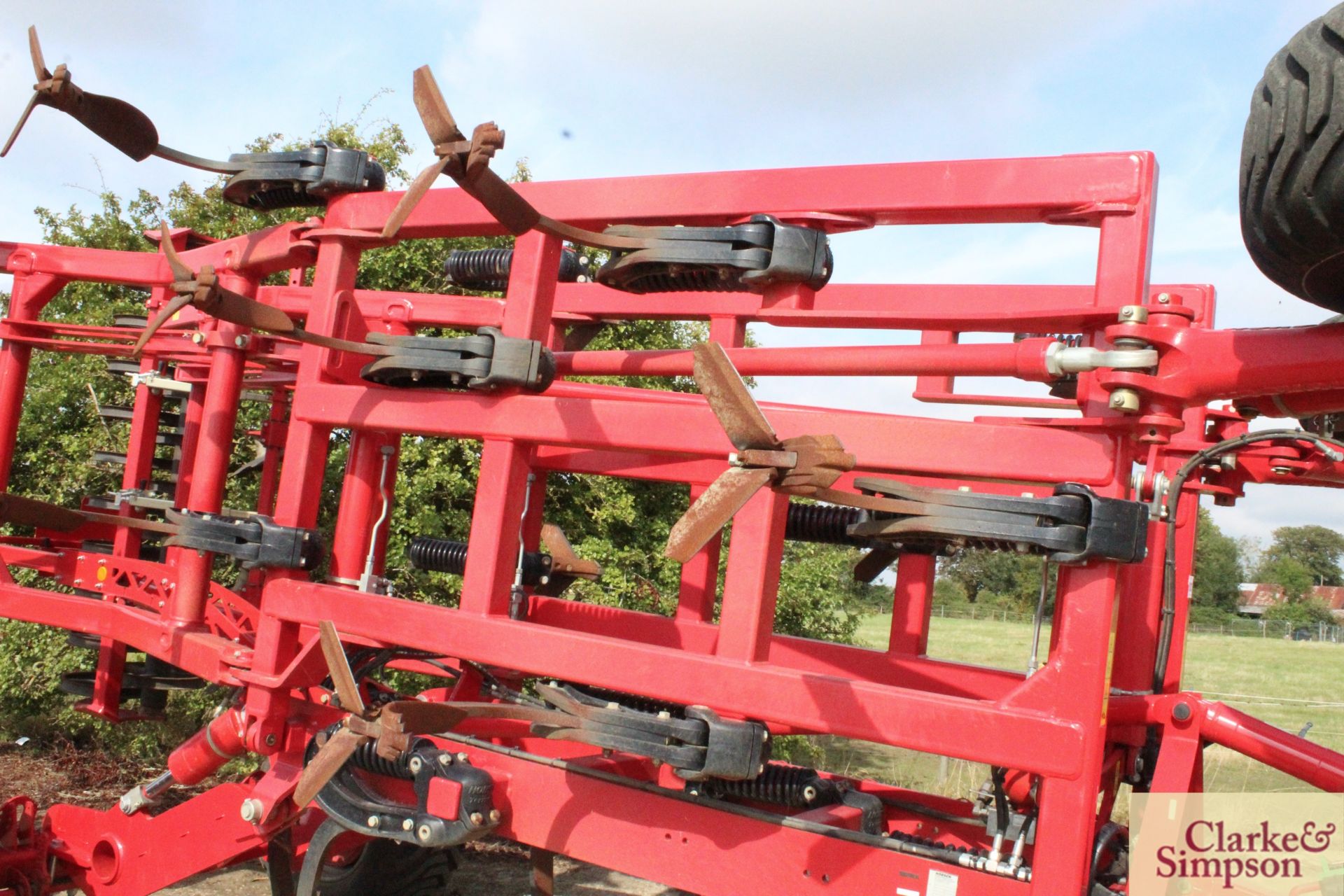 Horsch Terrano 5.4GX 5.4m hydraulic folding trailed cultivator. 2018. Serial number 34981289. With - Image 13 of 43