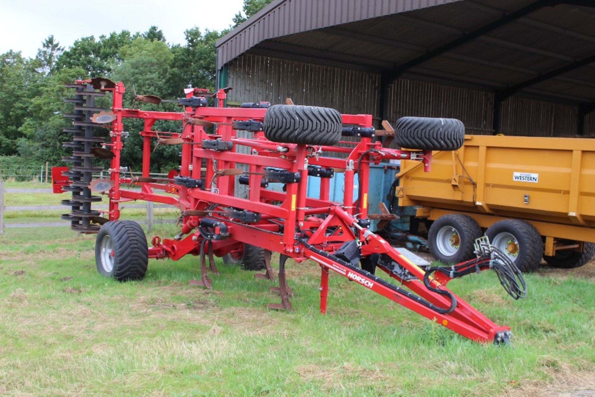 Horsch Terrano 5.4GX 5.4m hydraulic folding trailed cultivator. 2018. Serial number 34981289. With - Image 41 of 43