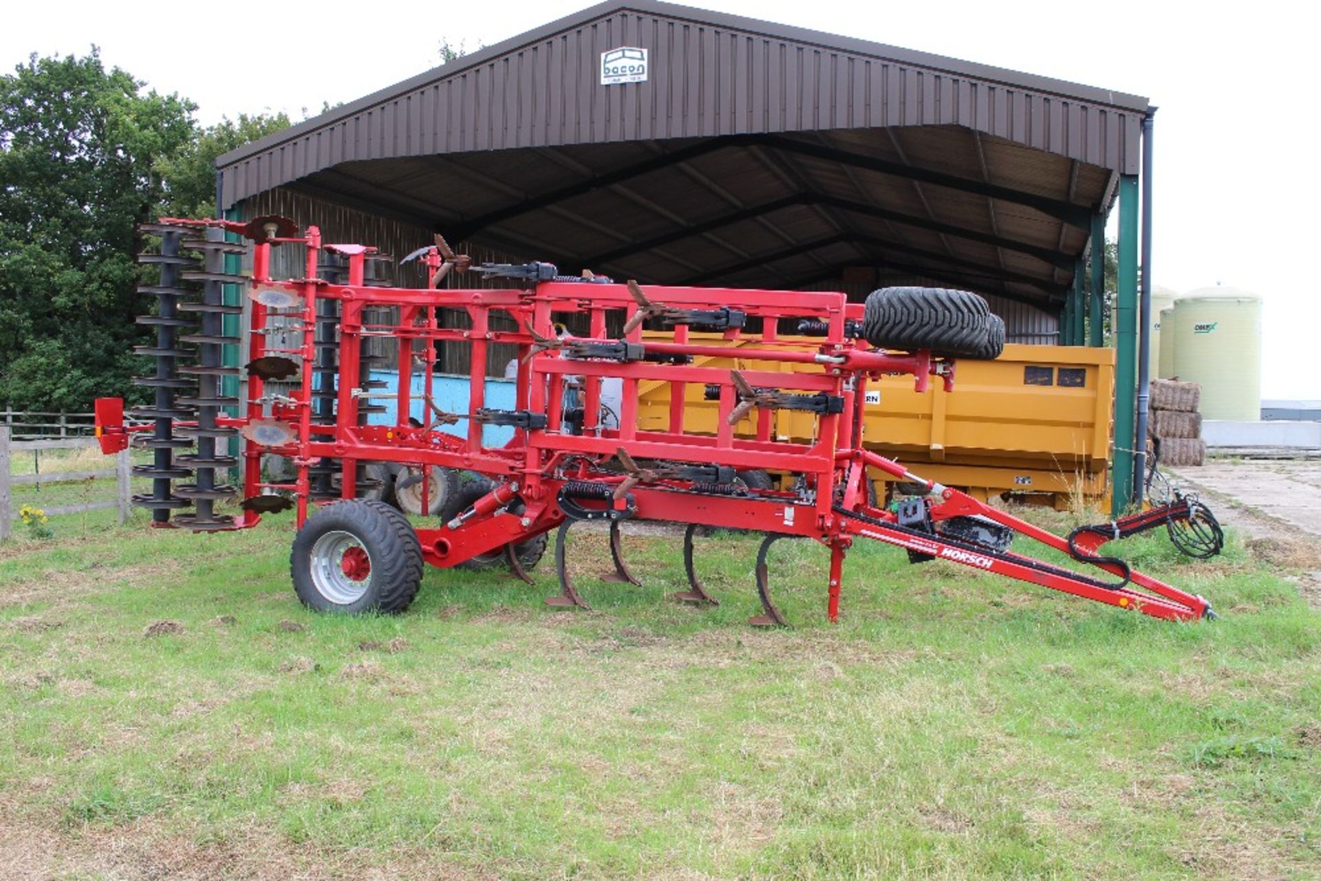 Horsch Terrano 5.4GX 5.4m hydraulic folding trailed cultivator. 2018. Serial number 34981289. With - Image 42 of 43