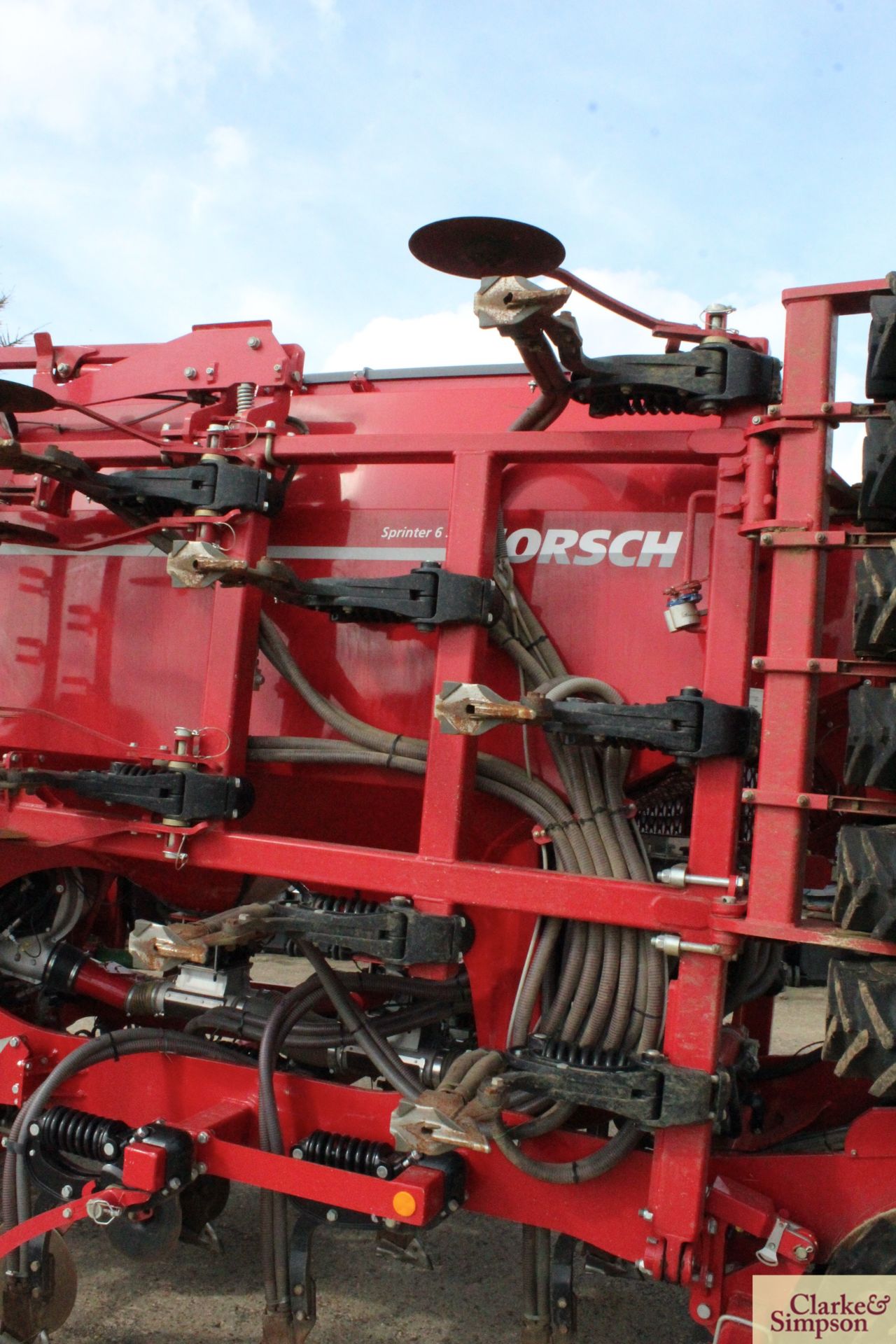 Horsch Sprinter 6ST 6m hydraulic folding trailed drill. 2019. Serial number 31261353. Grain and - Image 18 of 58