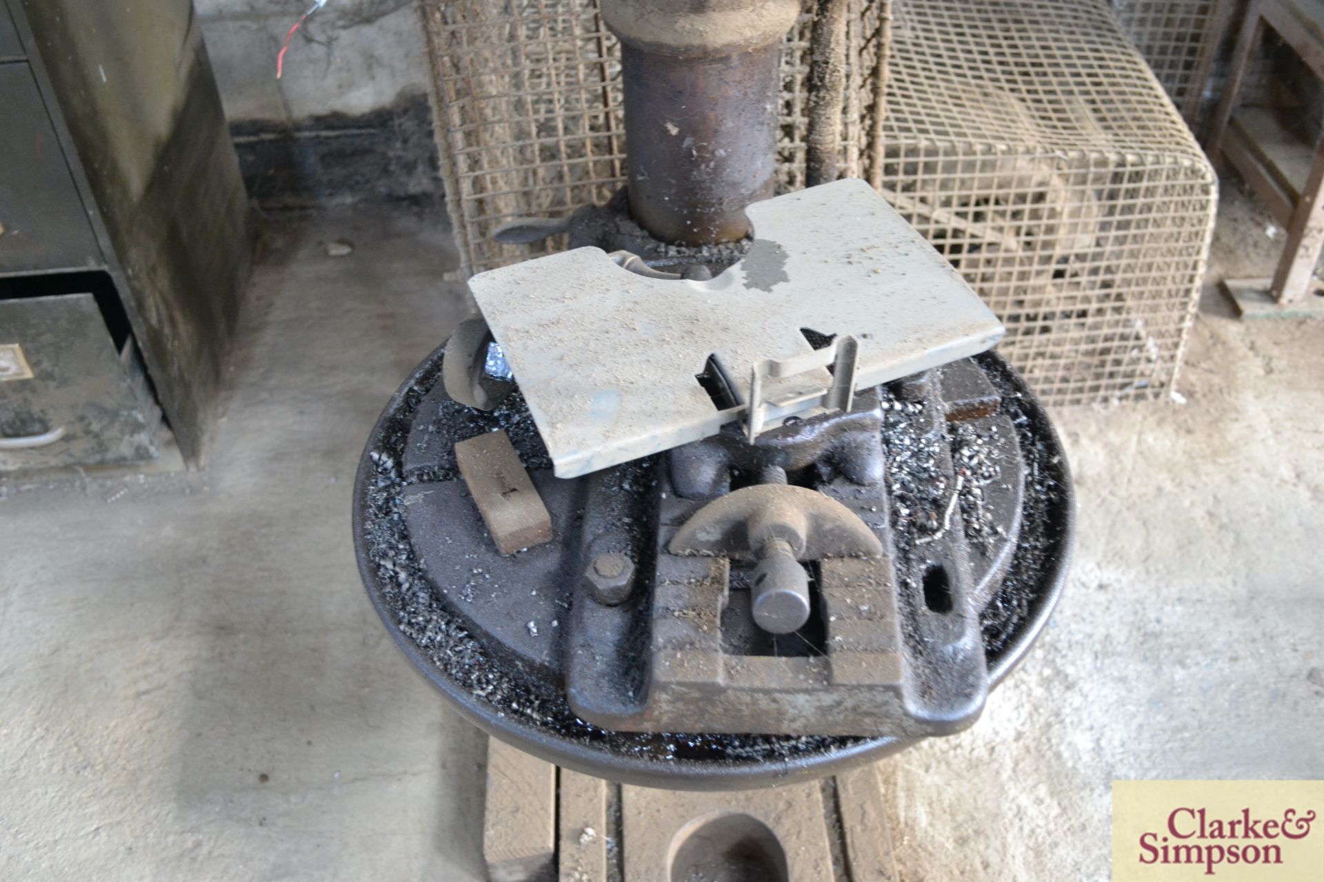 Denbigh pillar drill. To be sold in situ and removed at purchaser's expense. - Image 2 of 7