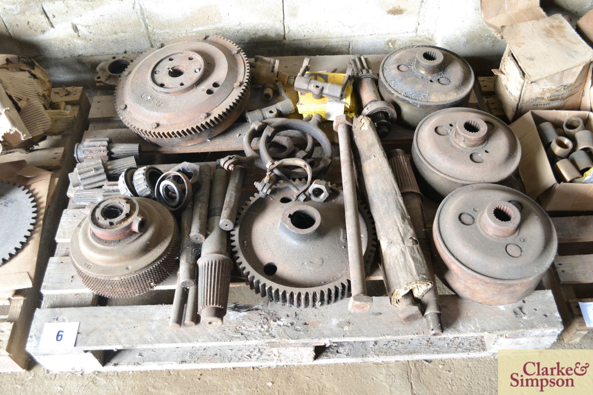A quantity of Caterpillar D2 spares. To include steering clutches etc. NO VAT