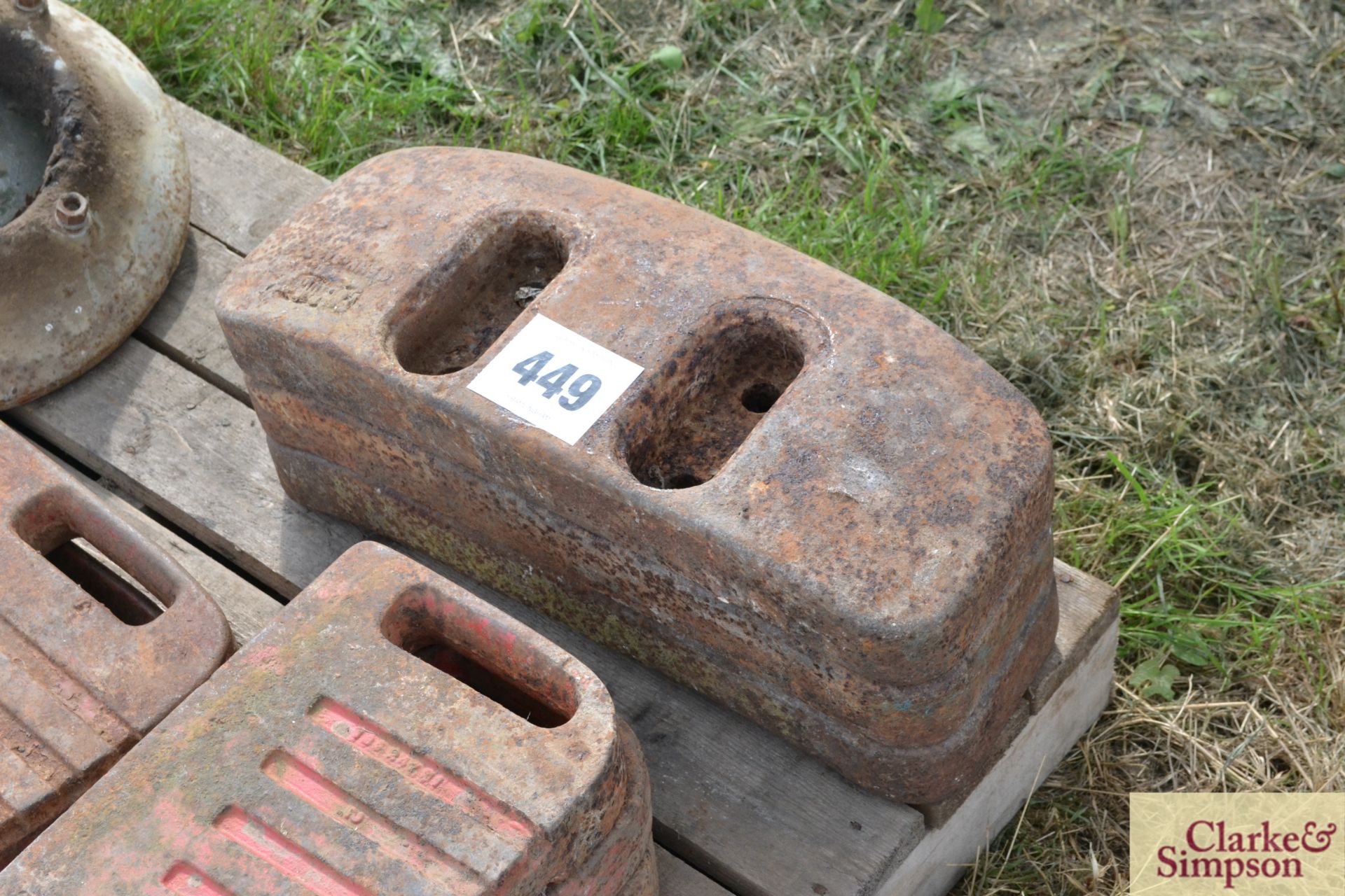 3x Ford FoMoCo front weights to fit 1000 series.