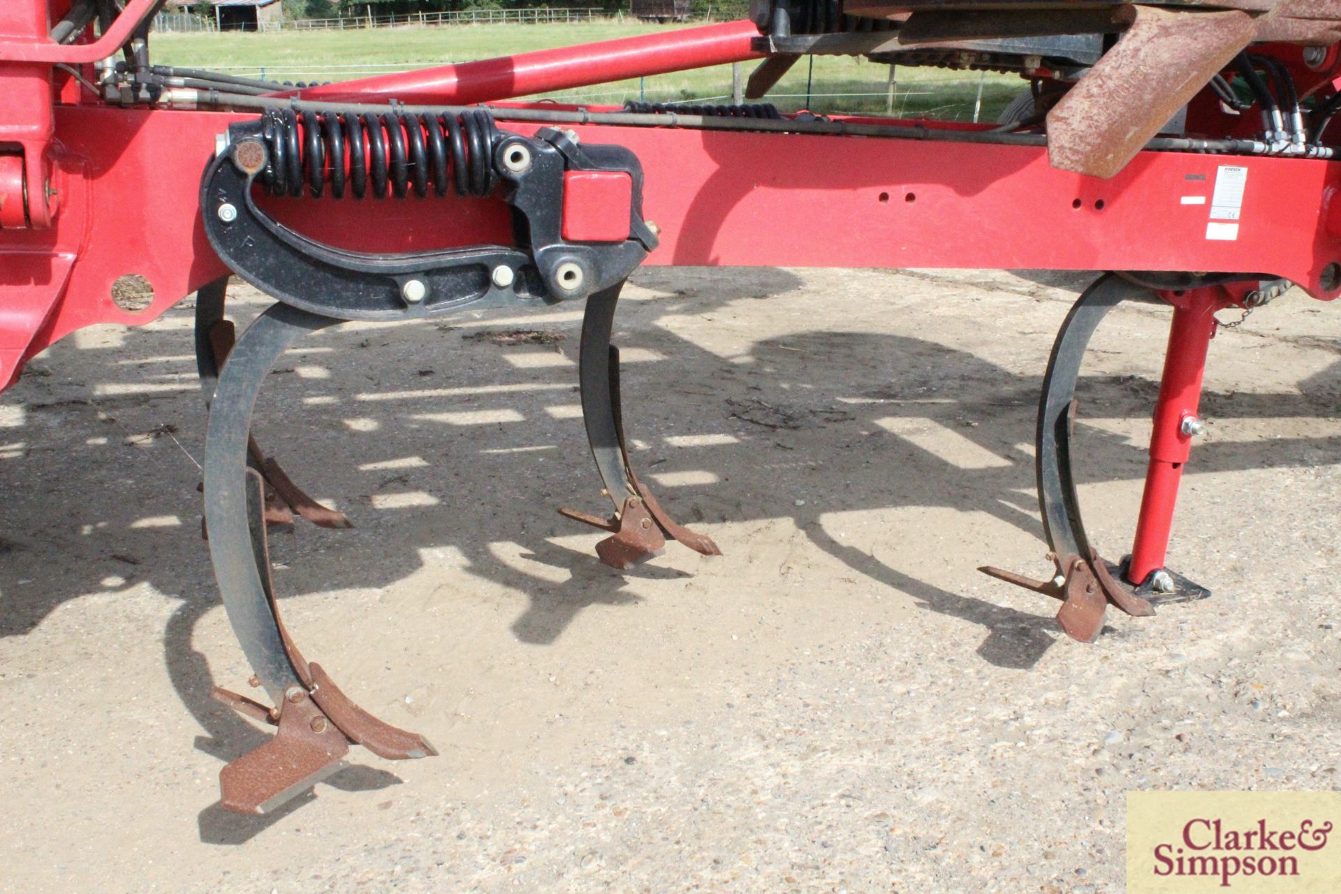 Horsch Terrano 5.4GX 5.4m hydraulic folding trailed cultivator. 2018. Serial number 34981289. With - Image 16 of 43