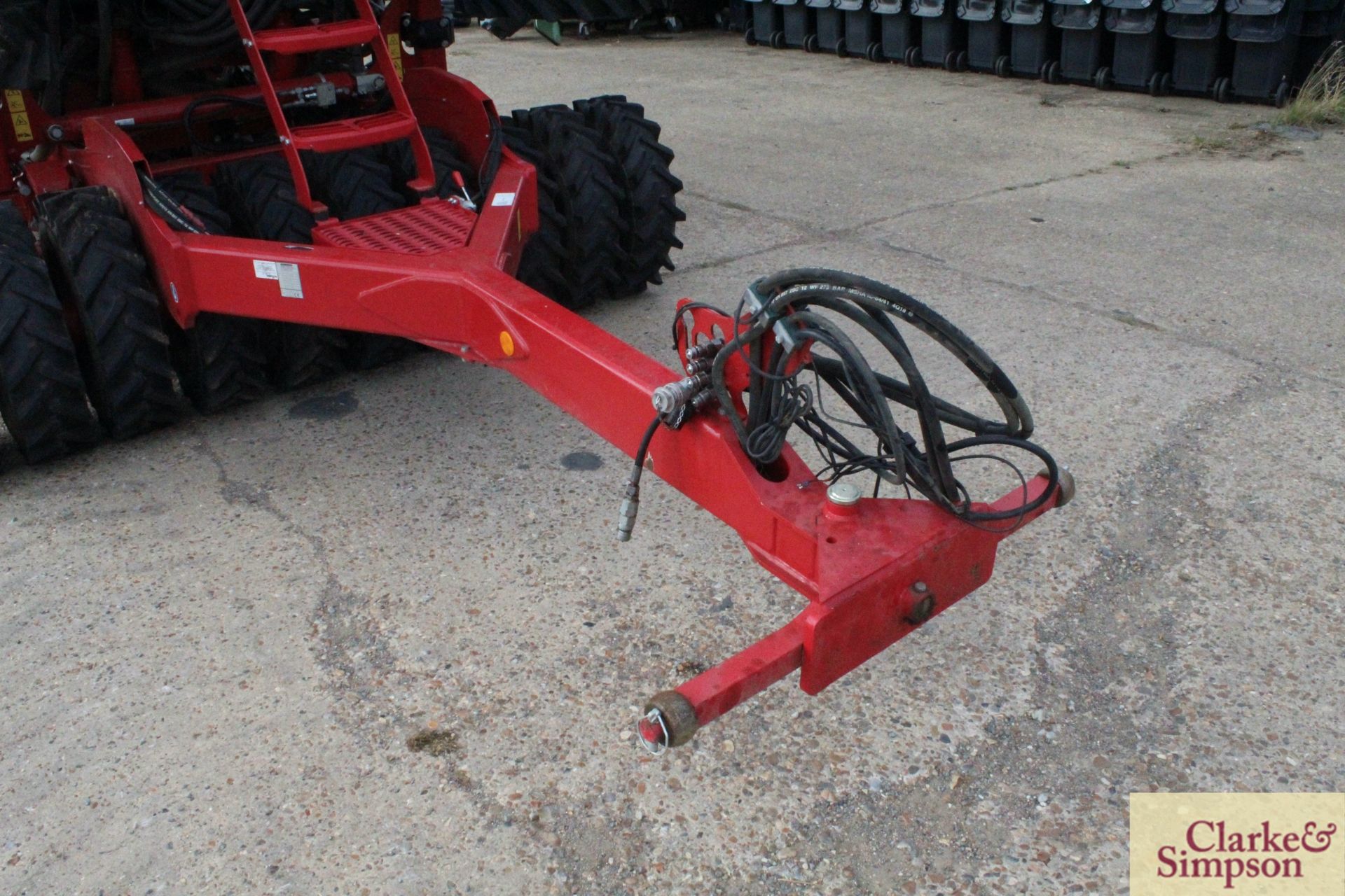 Horsch Sprinter 6ST 6m hydraulic folding trailed drill. 2019. Serial number 31261353. Grain and - Image 9 of 58