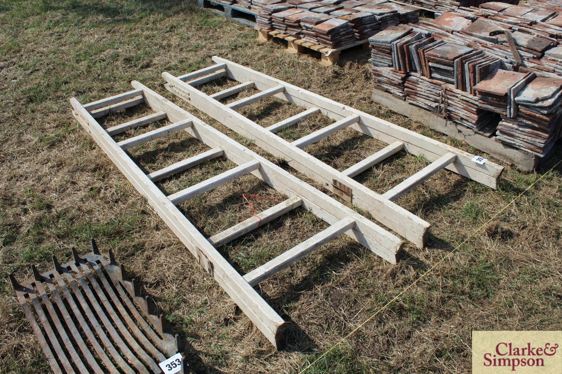 2x a-frame trestles. - Image 2 of 4