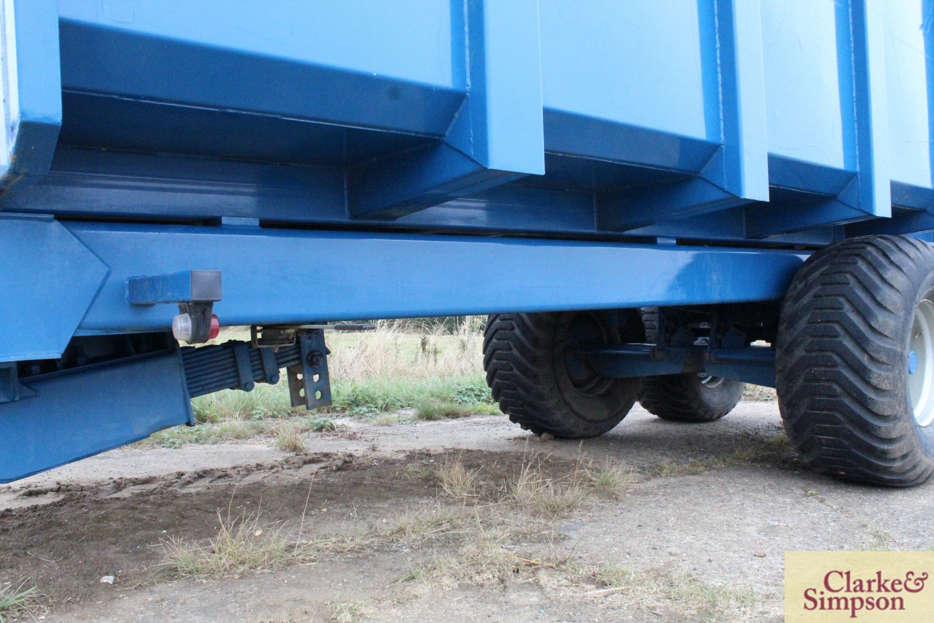 AS Marston ACE14D 14T twin axle dump trailer. 03/2011. Serial number 217341. With oil brakes, - Image 22 of 26