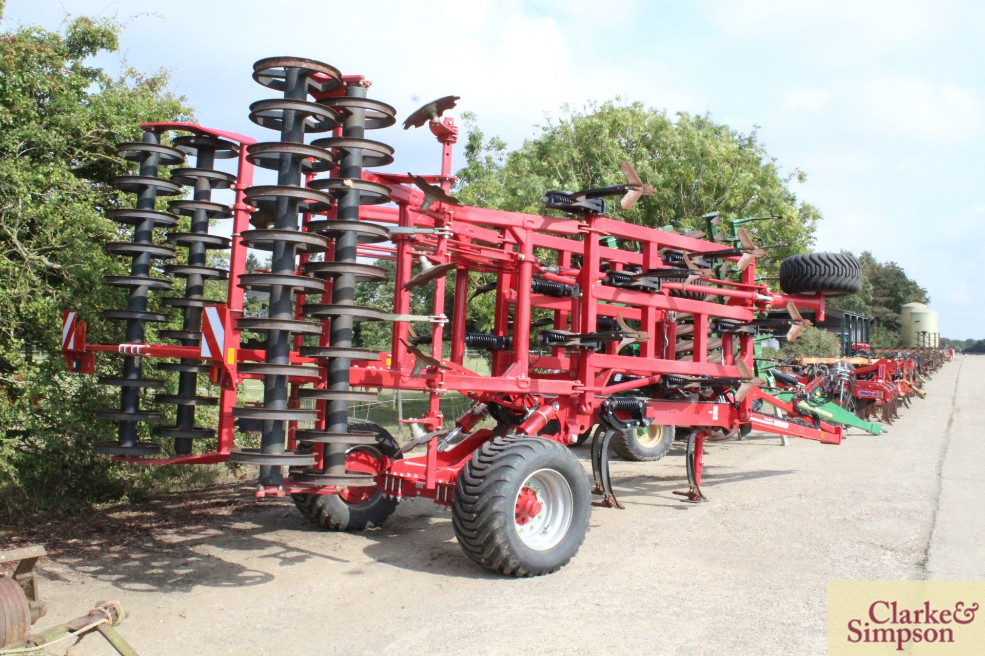 Horsch Terrano 5.4GX 5.4m hydraulic folding trailed cultivator. 2018. Serial number 34981289. With - Image 3 of 43
