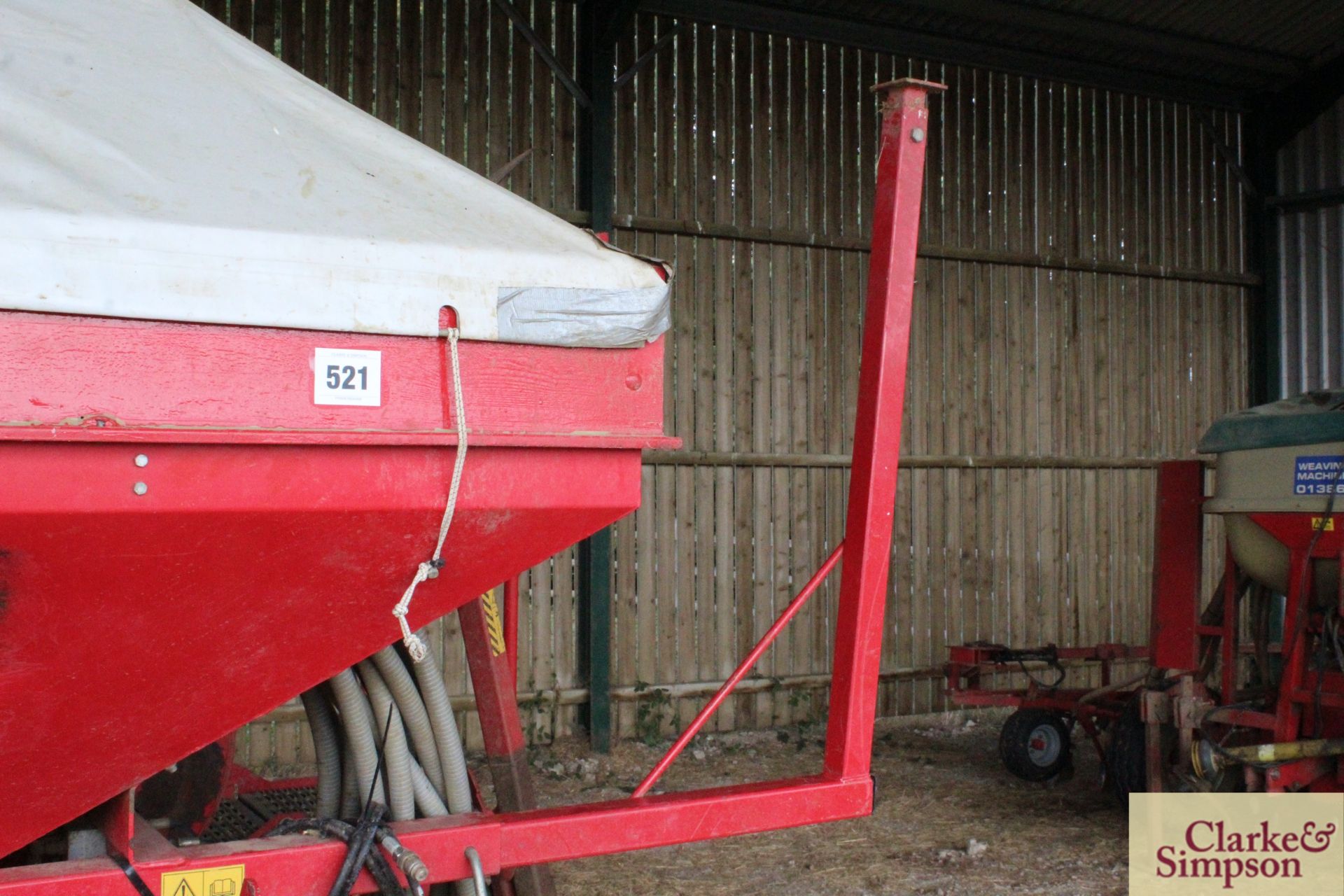 Lely/ Tulip Rotarra 3m power harrow. Serial number/ year to follow. With packer. Piggy backed with - Image 12 of 31