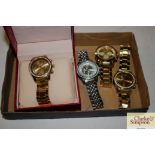 A quantity of various wrist watches