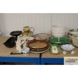 A quantity of various china and glassware; to incl