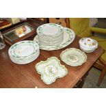 A quantity Booths dinnerware manufactured for Harr