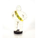 A cast iron Michelin man figure, 40cm
