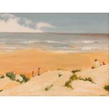 Rod Baxter study of sand dunes, signed watercolour
