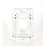 A Lucite swivel top ice pail, 18cm high