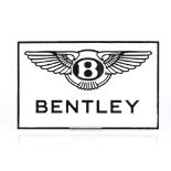 A cast iron Bentley sign