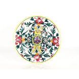 A 20th Century continental pottery platter, bright