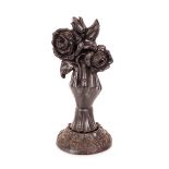 A 19th Century cast iron ornament in the form of a