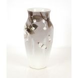 A Royal Copenhagen porcelain baluster vase, having