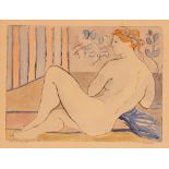 Bechet, study of a reclining nude, 17cm x 22.5cm