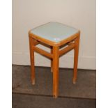 A 1960's retro kitchen stool