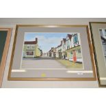 W. Snelling, pastel depicting Woodbridge