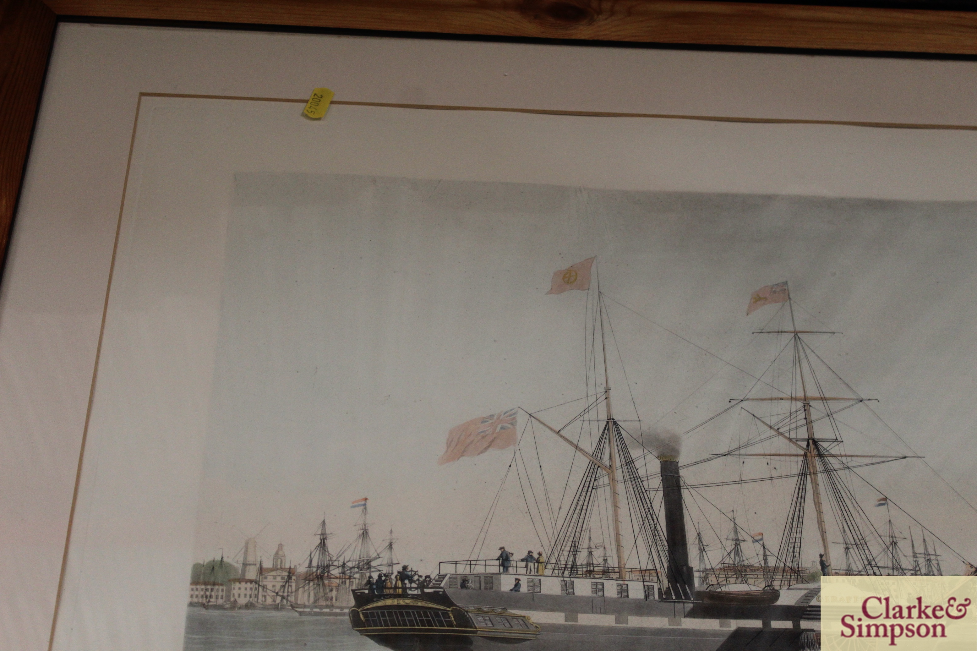 Two 19th Century coloured lithographs, "Ships of t - Image 8 of 11