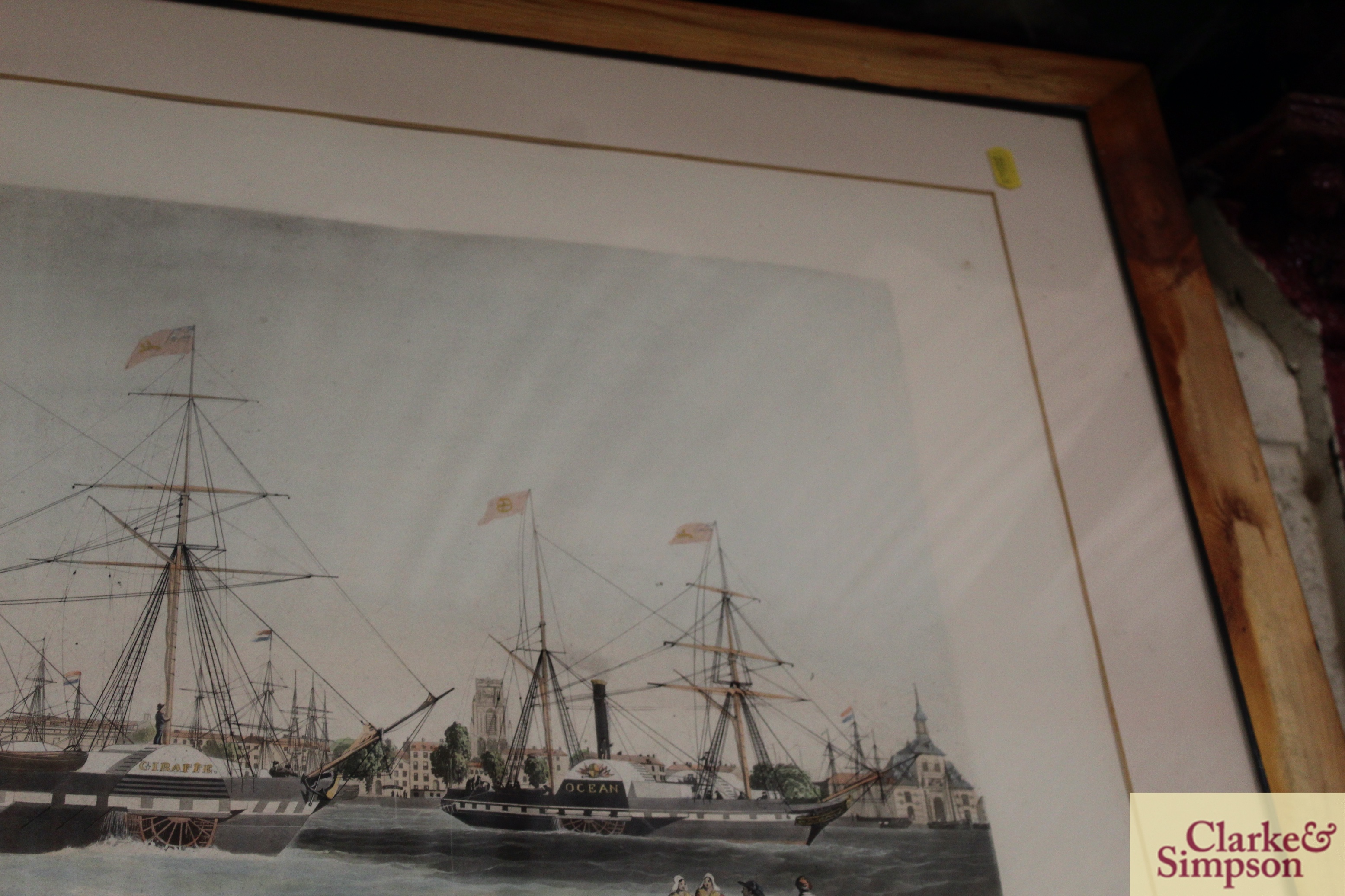 Two 19th Century coloured lithographs, "Ships of t - Image 9 of 11