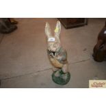 A cast iron Peter Rabbit figure