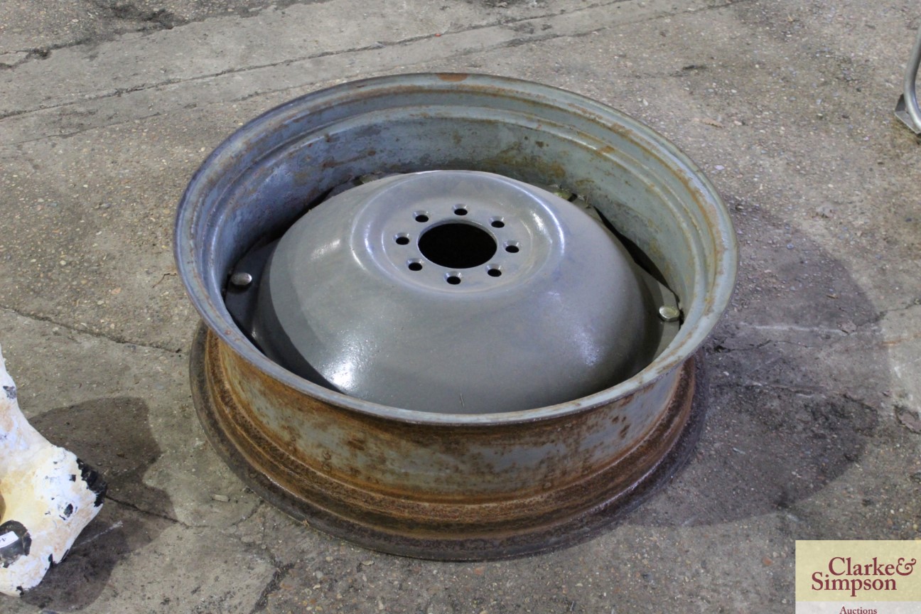 A rear wheel rim from a Massey Ferguson 35 - Image 3 of 4