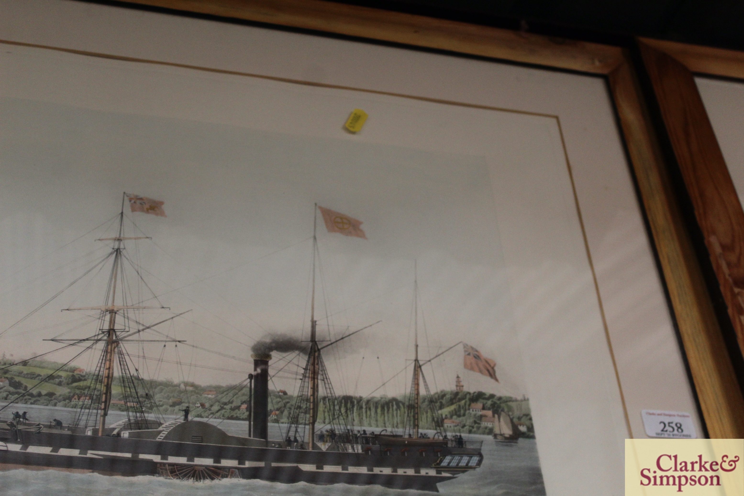 Two 19th Century coloured lithographs, "Ships of t - Image 5 of 11