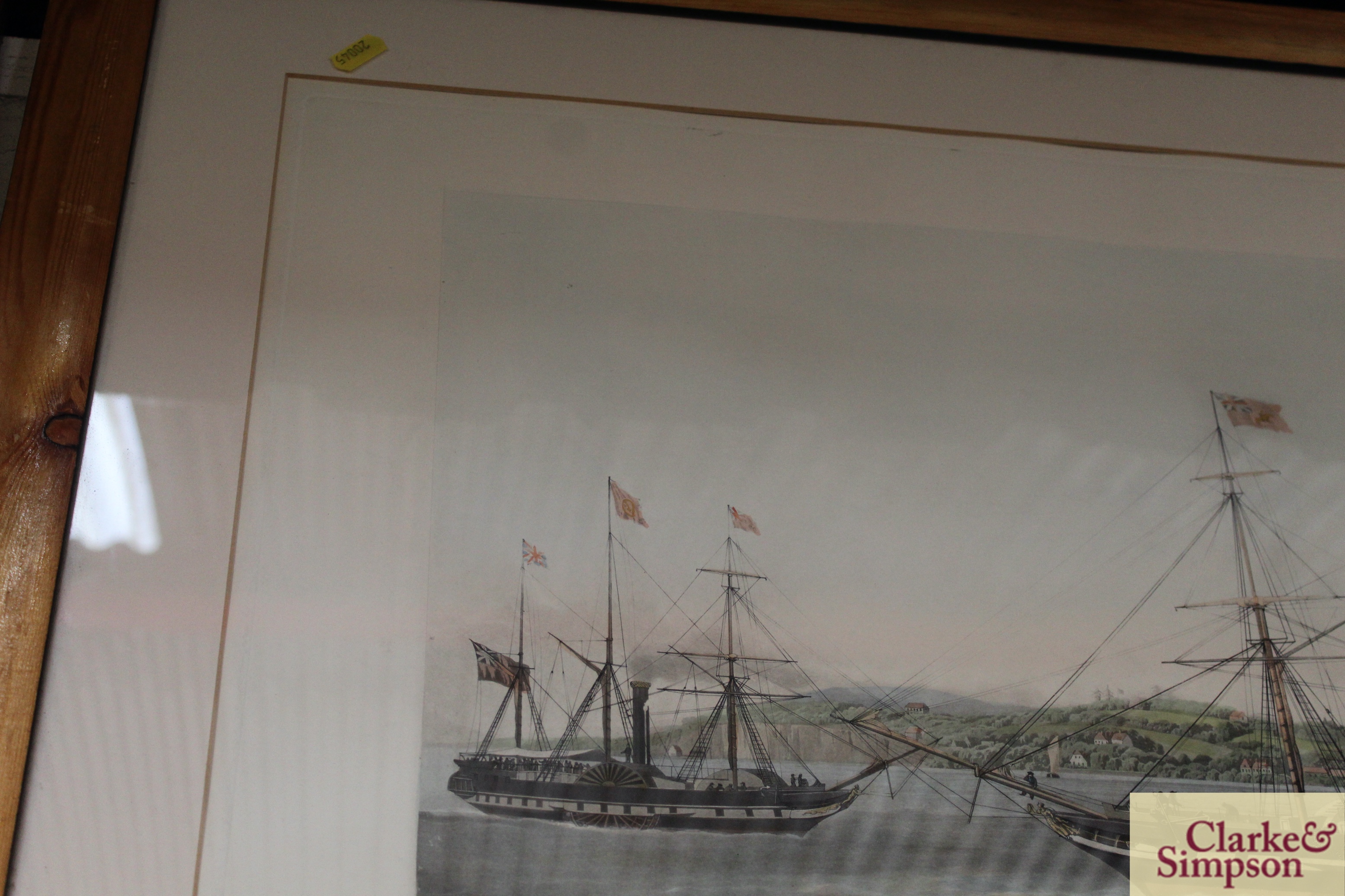 Two 19th Century coloured lithographs, "Ships of t - Image 4 of 11