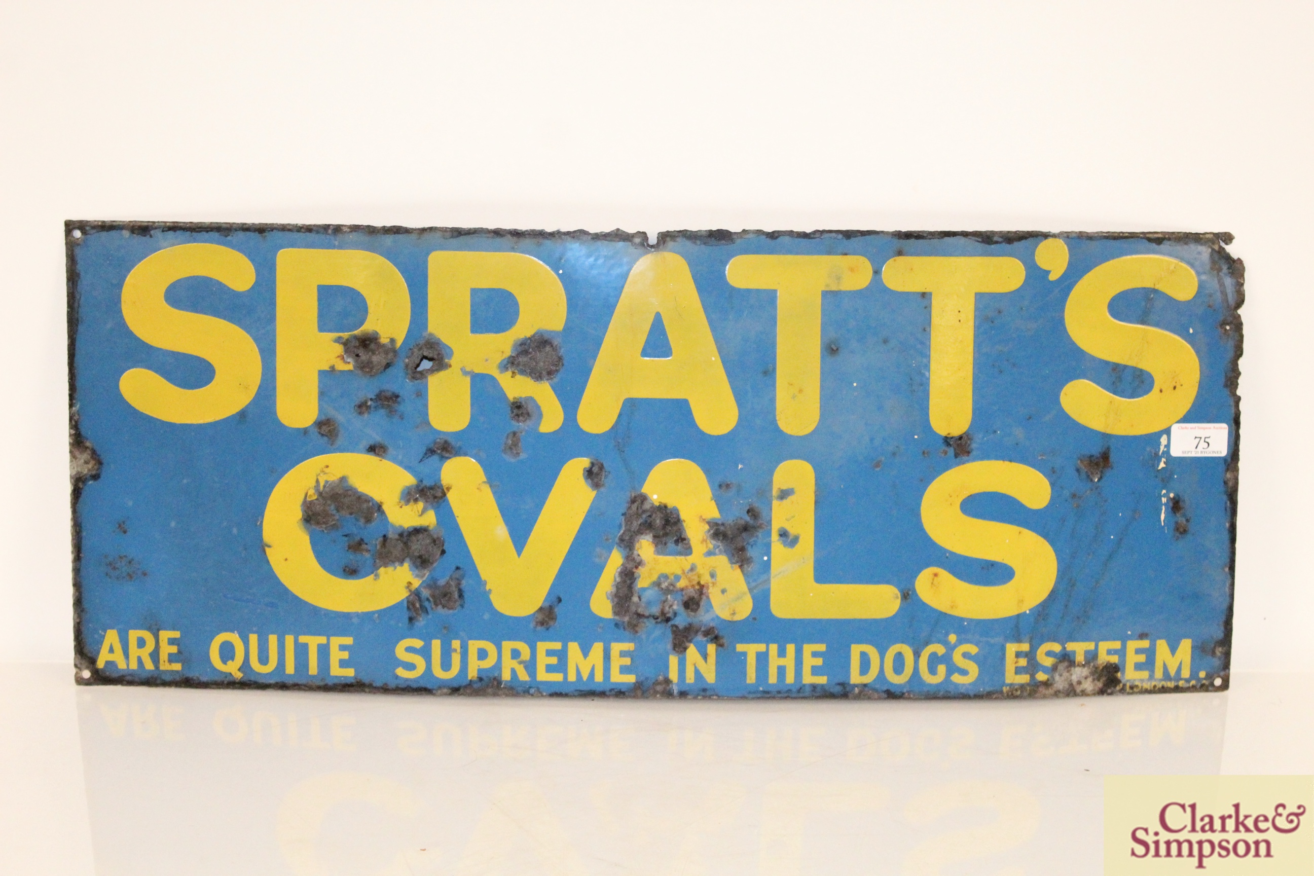 A "Spratt's Ovals Are Quite Supreme In The Dog's Est