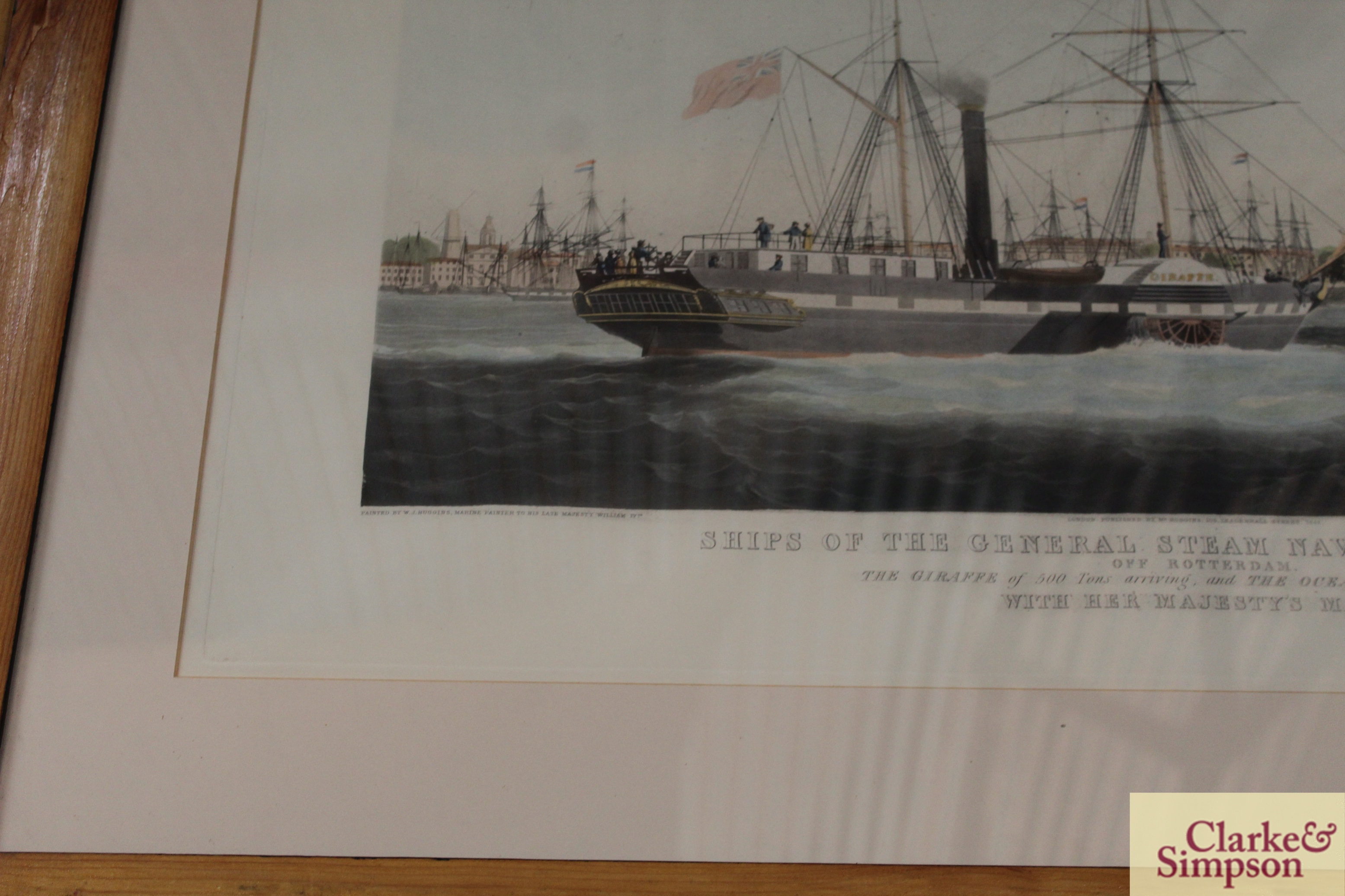 Two 19th Century coloured lithographs, "Ships of t - Image 11 of 11