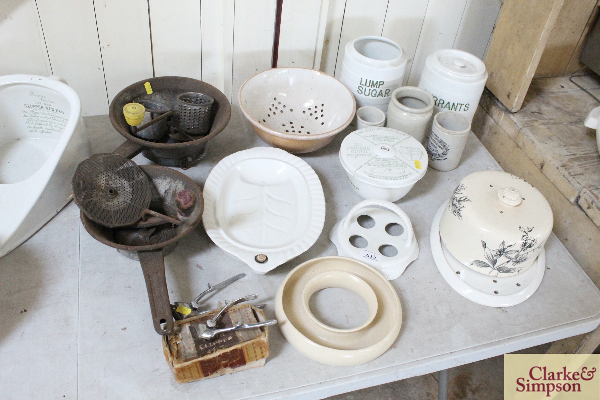 A quantity of various kitchenalia including a quic