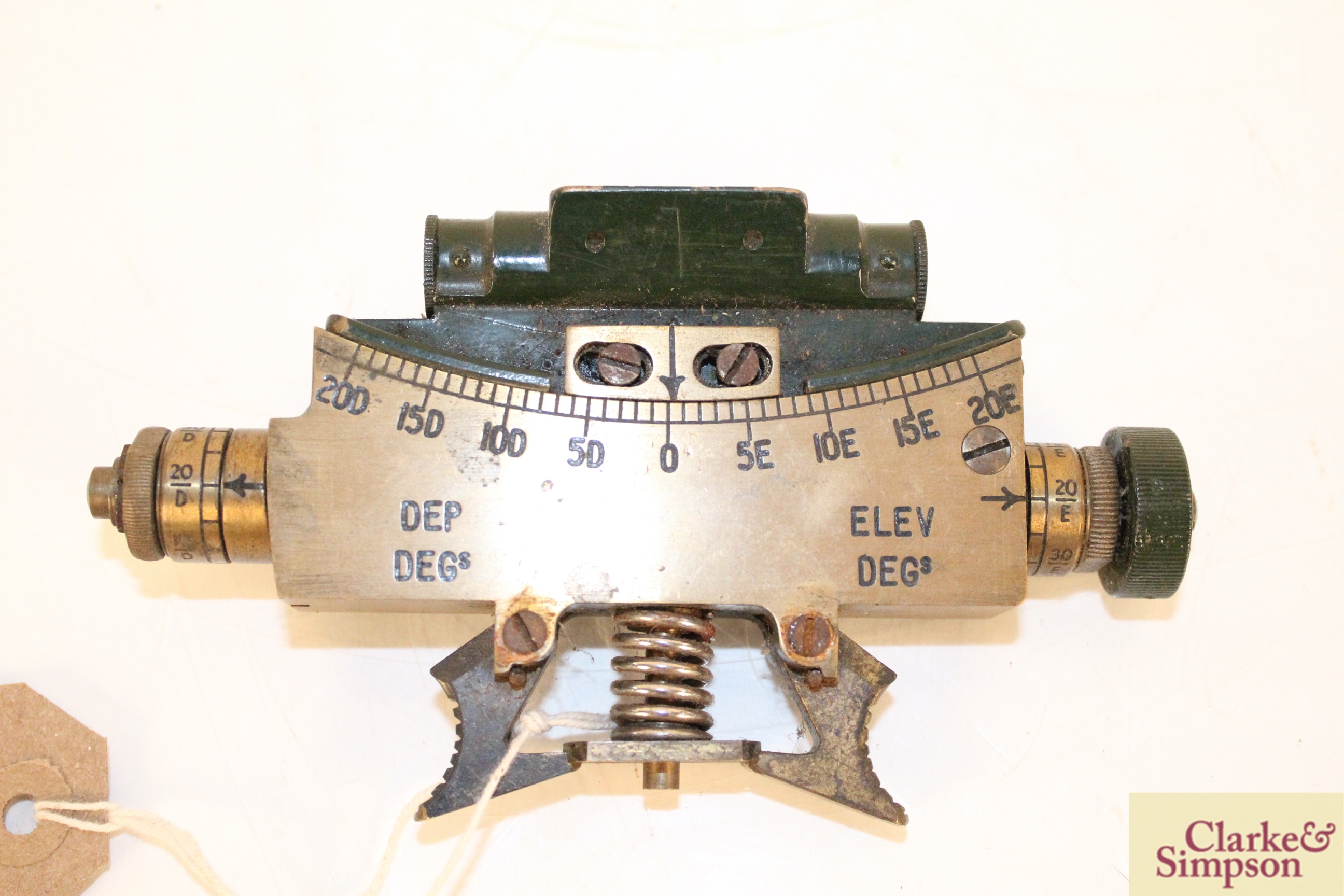 A WW2 1944 Clinometer sight (Mk4) - Image 5 of 5