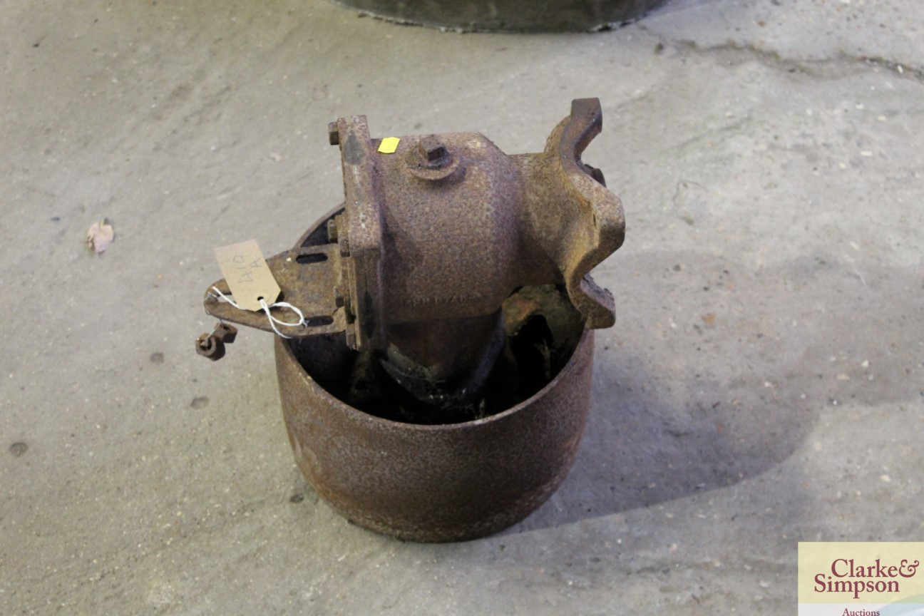 A vintage Fordson Tractor pulley