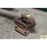 A vintage iron tractor hook