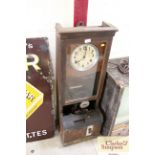 An IBM vintage clock-in clock
