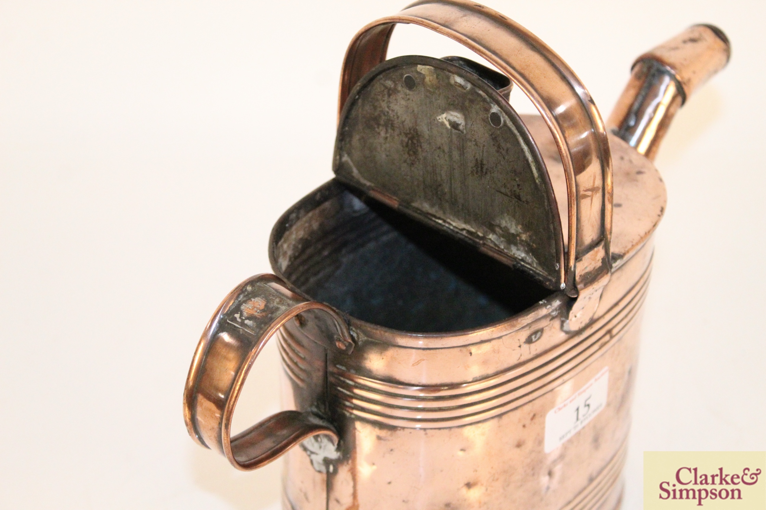 An antique copper Country House watering can - Image 3 of 5