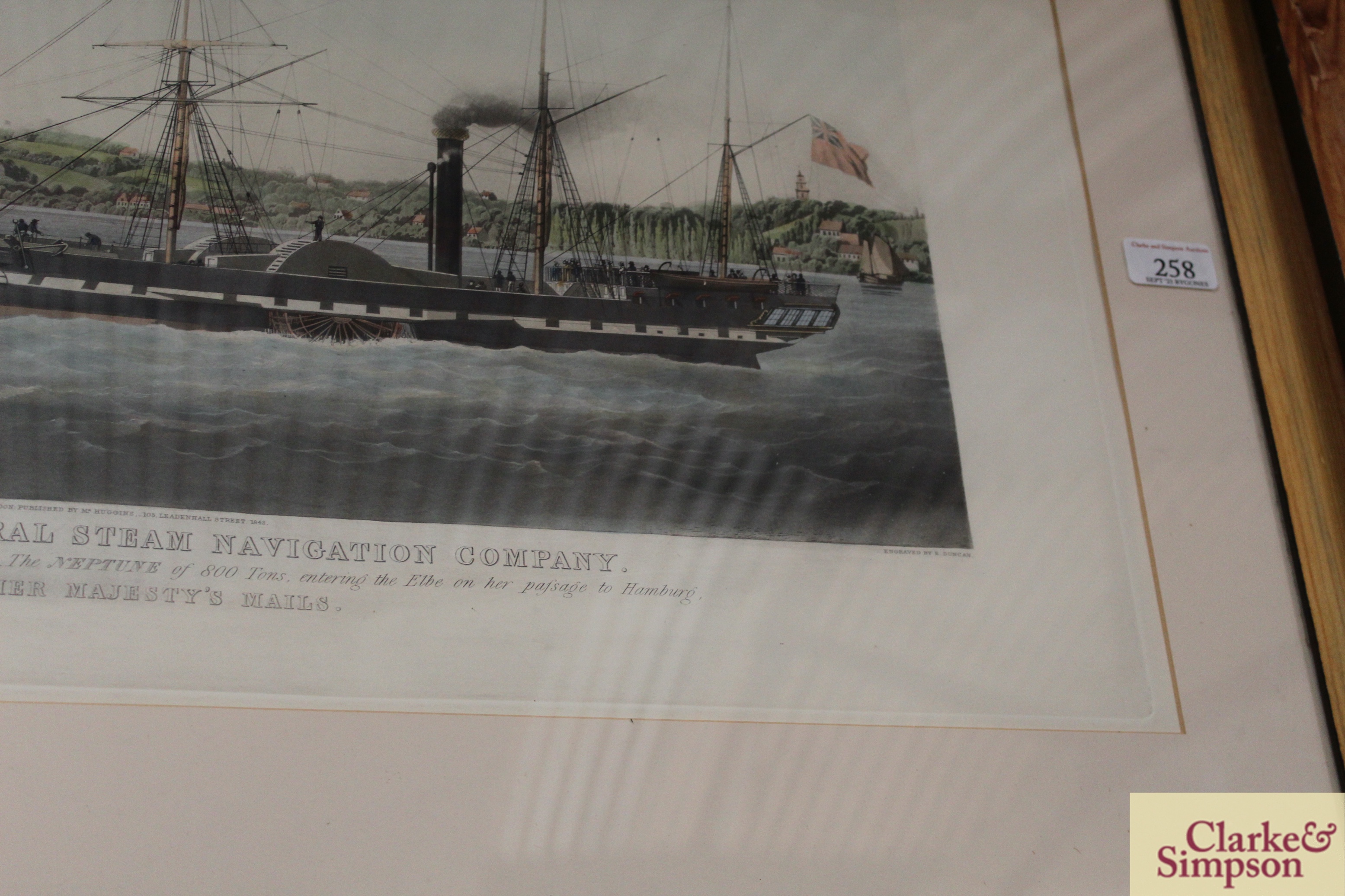 Two 19th Century coloured lithographs, "Ships of t - Image 6 of 11